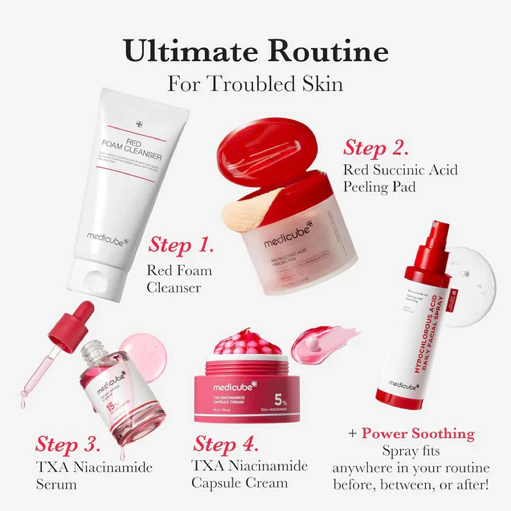 Medicube Red Foam Cleanser 120ml Tube - Image 6