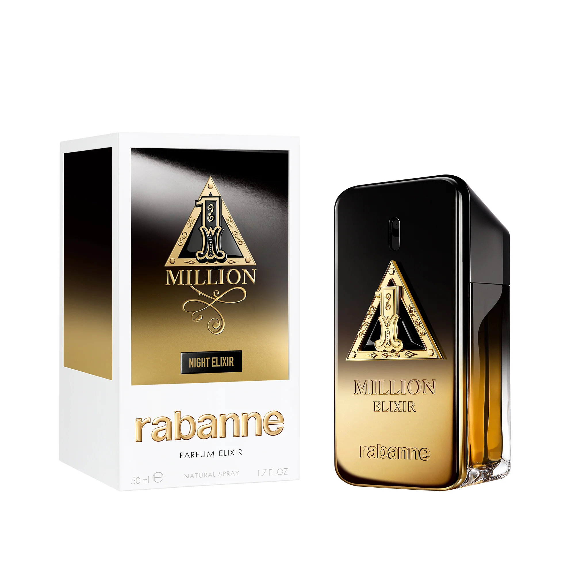 Rabanne 1 Million Night Elixir Parfum Elixir 50ml Spray - Image 2