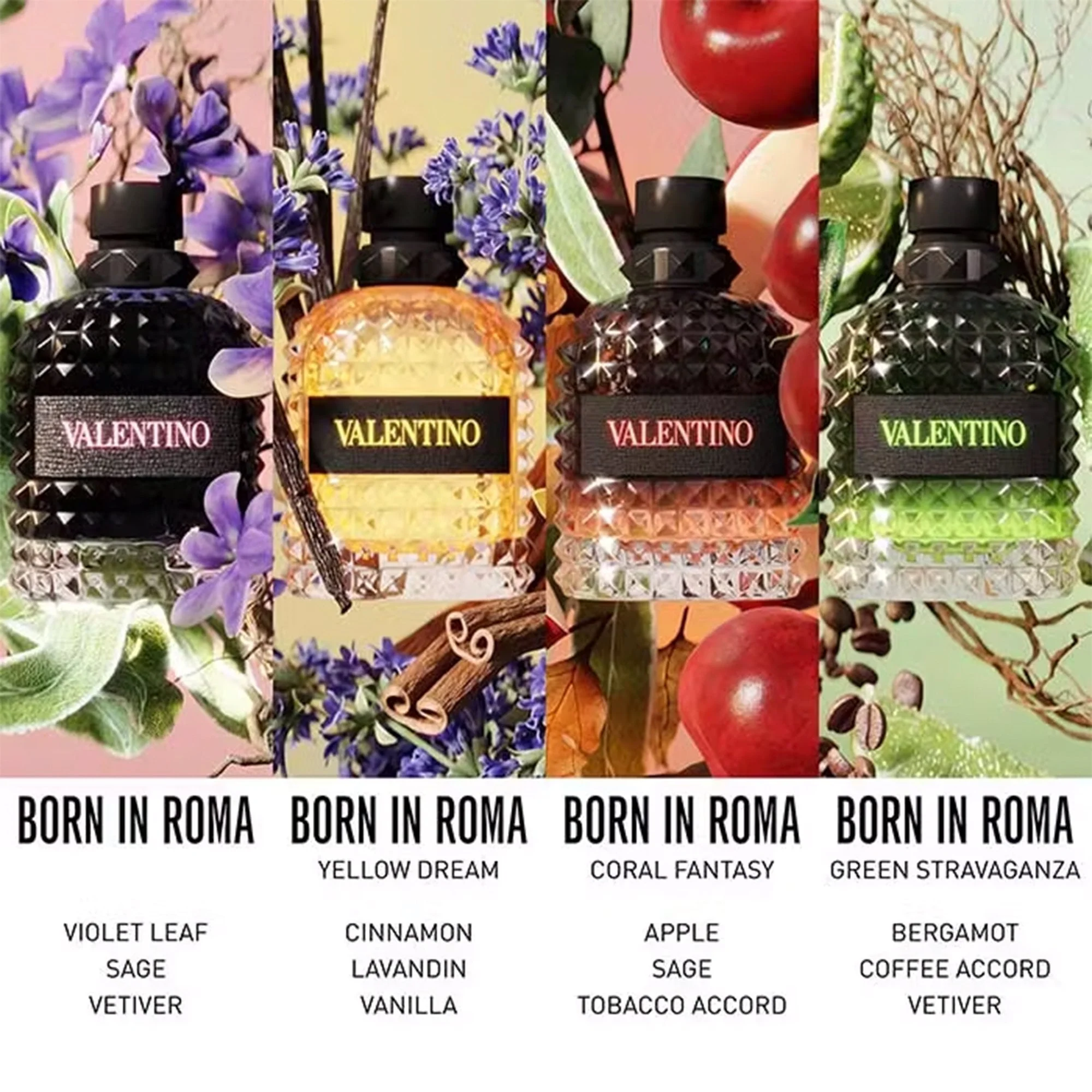 Valentino Uomo Born In Roma Green Stravaganza Eau De Toilette 50ml Spray - Image 4